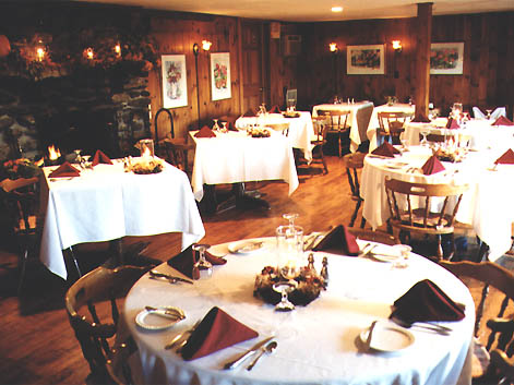 One of the highlights of a visit at the Vermont Inn is the fine cuisine served at the Inns restaurant.